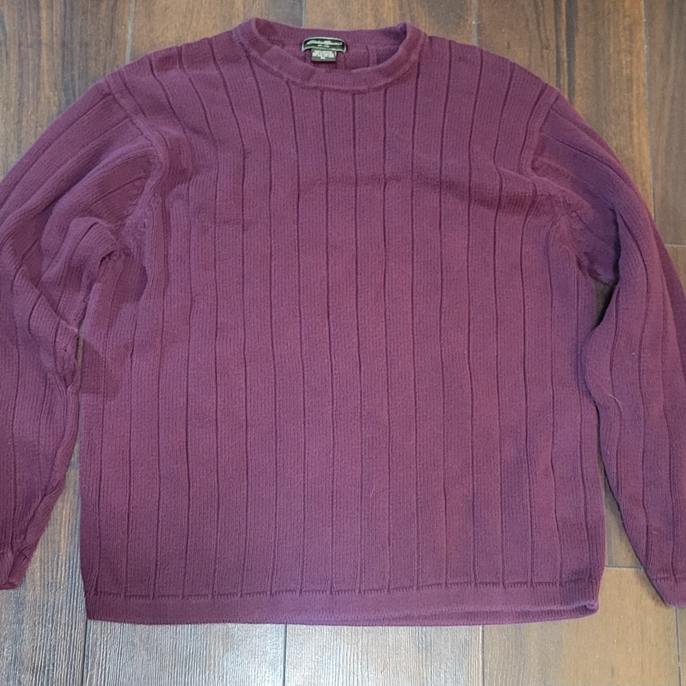 Men's Purple/Maroon Sweater 100% Cotton